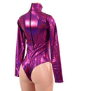 Fuchsia Sparkly Jewel Romper and Breakaway Skirt Set-3