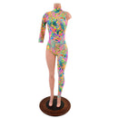Asymmetrical Neon Flux Catsuit-6