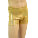 Mens Rio Midrise Shorts in Gold Sparkly Jewel-1