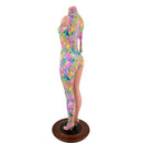 Asymmetrical Neon Flux Catsuit-5