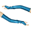 Long Fingerless Glove Arm Warmers in Ocean Sparkle-2