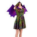 Poisonous Dragon Hoodie Skater Dress and Wings Set-5