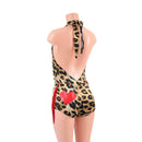 Josie Romper with Hip and Bodice Laceups and Heart Applique-5