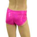 Mens Lowrise Aruba Shorts in Neon Pink Sparkly Jewel-2