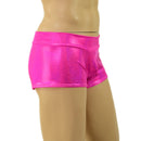 Mens Lowrise Aruba Shorts in Neon Pink Sparkly Jewel-4