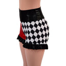 High Waist Circus Shorts with Ruffled Leg-2