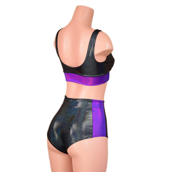 Black Holographic and Grape Holo Siren & Starlette Set - 3