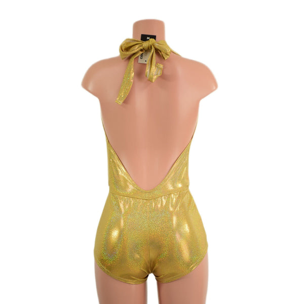 Gold Sparkly Jewel Josie Romper - 3