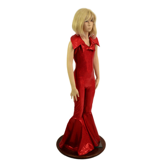 Kids Bell Bottom, Backless, Showtime Collar Catsuit