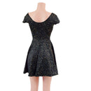 Star Noir Cap Sleeve Skater Dress-6