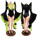 Sorceress Sleeve Romper and Breakaway Skirt Set-10