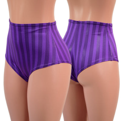 Nevermore Stripes High Waist Siren Shorts