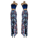 Trouser Style Stilt Pants in Americana Print-1