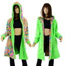 A Line Minky Coat with Kitty Ears - Coquetry Clothing