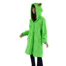 A Line Minky Coat with Kitty Ears - Coquetry Clothing