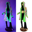 A Line Minky Coat with Kitty Ears - Coquetry Clothing