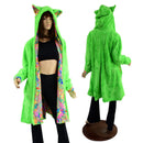 A Line Minky Coat with Kitty Ears - Coquetry Clothing