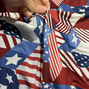 Americana Print Spandex Fabric - Coquetry Clothing