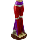Aquarius Solar Flares in Red, Grape and Platinum - Coquetry Clothing