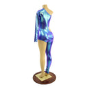 Asymmetrical Catsuit with Cutout and Boy Cut Leg - Coquetry Clothing