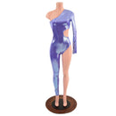 Asymmetrical Catsuit with Cutout and Brazilian Leg - Coquetry Clothing