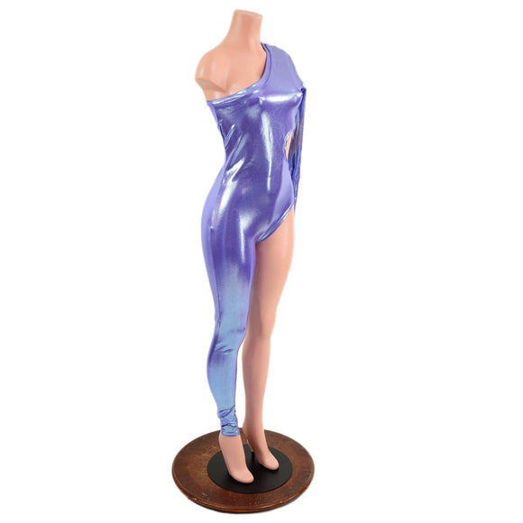 Asymmetrical Catsuit with Cutout and Brazilian Leg - Coquetry Clothing