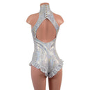 Backless Romper with Leg Ruffles - Coquetry Clothing