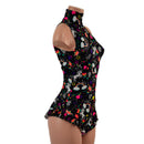 Backless Romper with Leg Ruffles - Coquetry Clothing