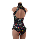 Backless Romper with Leg Ruffles - Coquetry Clothing