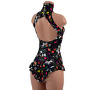 Backless Romper with Leg Ruffles - Coquetry Clothing