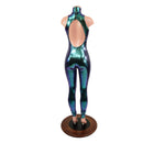 Backless Scarab Catsuit with Snap Back Turtleneck - Coquetry Clothing