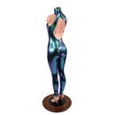 Backless Scarab Catsuit with Snap Back Turtleneck - Coquetry Clothing