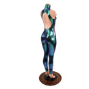 Backless Scarab Catsuit with Snap Back Turtleneck - Coquetry Clothing