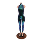 Backless Scarab Catsuit with Snap Back Turtleneck - Coquetry Clothing