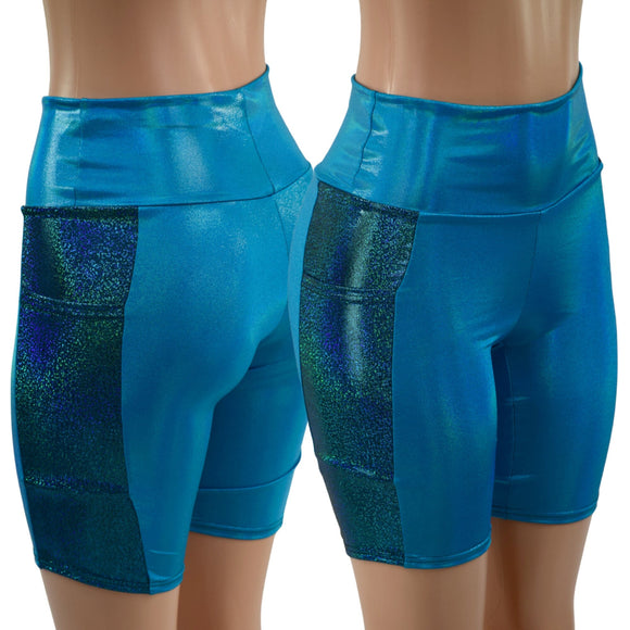 Bike Shorts with Side Panel Pockets - Coquetry Clothing