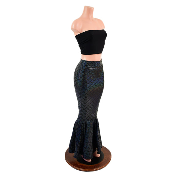 Black Dragon Scale Mermaid Skirt (top sold separately) - Coquetry Clothing