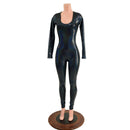 Black Holographic Catsuit - Coquetry Clothing