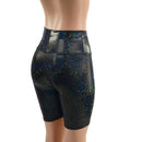 Black Kaleidoscope Bike Shorts - Coquetry Clothing