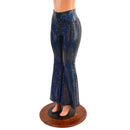 Black Kaleidoscope High Waist Solar Flares - Coquetry Clothing