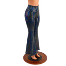 Black Kaleidoscope High Waist Solar Flares - Coquetry Clothing