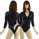 Black Mystique 90's Romper with Crotch Snaps - Coquetry Clothing