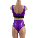 Black Mystique and Grape Holographic Siren & Starlette Set - Coquetry Clothing