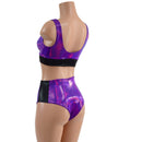 Black Mystique and Grape Holographic Siren & Starlette Set - Coquetry Clothing
