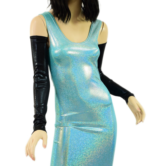 Black Mystique Arm Warmer Sleeves - Coquetry Clothing