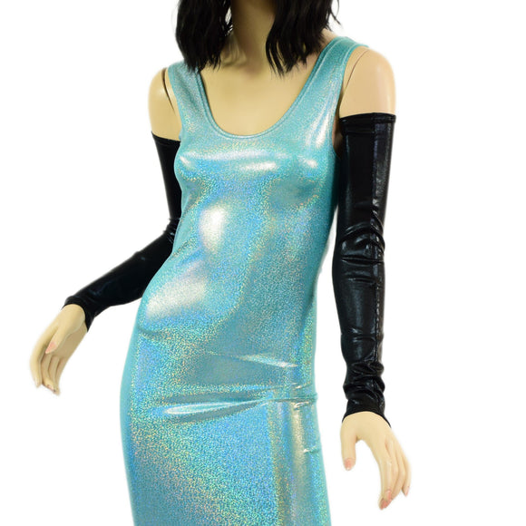 Black Mystique Arm Warmer Sleeves - Coquetry Clothing
