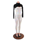 Black Mystique Bolero with Snap Front Rodeo Collar - Coquetry Clothing