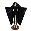 Black Mystique Kimono Sleeve Catsuit - Coquetry Clothing