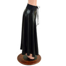 Black Mystique Lace Up Front Skirt - Coquetry Clothing