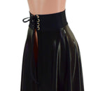 Black Mystique Lace Up Front Skirt - Coquetry Clothing