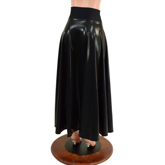 Black Mystique Lace Up Front Skirt - Coquetry Clothing